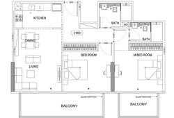 2 bedroom apartment